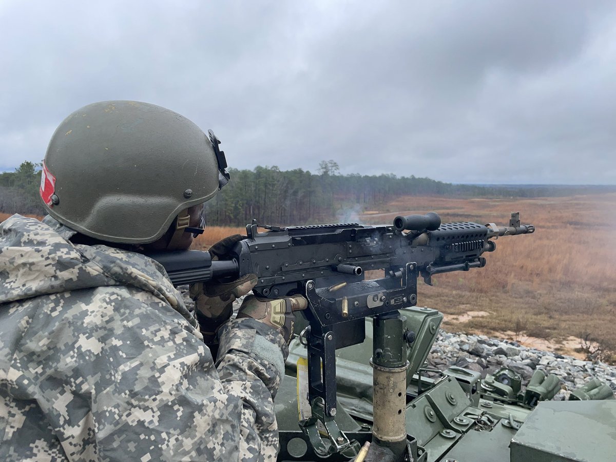 Troop2nd's tweet photo. Comfort is not a requirement, the rain and cold has set in as Assassin continues to train. Yesterday, wheeled platforms began operating Stryker mounted machine guns before transitioning to night fires utilizing variants of the PAS-13s.
#19DOSUT
#intheshadows
#lionscoverthefront https://t.co/PPObdl3GPi