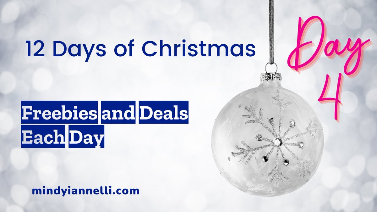 svasMINDY's tweet photo. Happy Holidays! We're celebrating the #12DaysofChristmas with freebies and deals, something new each day. Check out today's freebie (and days 1-3) by visiting:  https://t.co/PE2PorXlU5 https://t.co/E3NBhcqDbC