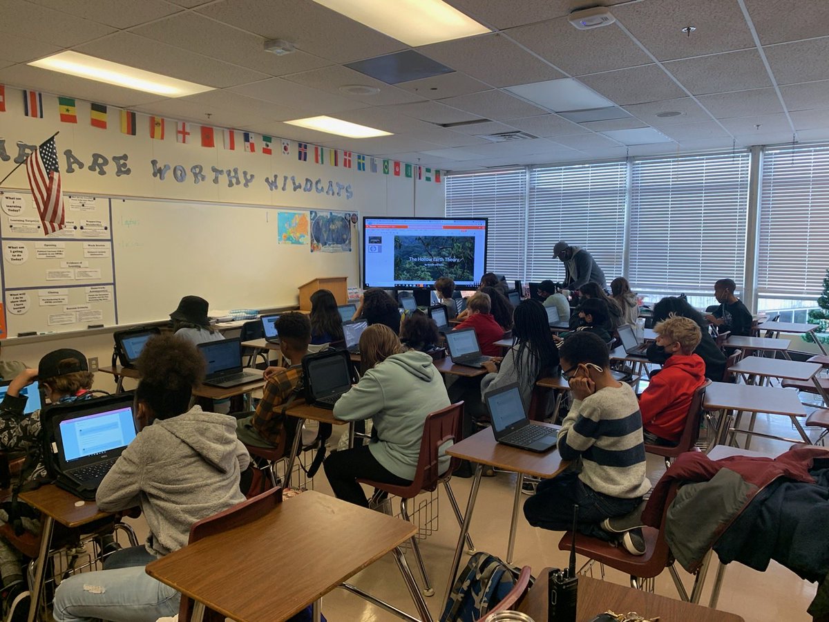 DrLoraleeHill's tweet photo. Our students love having their own laptops for class. Mr. Mohorn’s class has got it going on!!! Be Here. ✅Be Ready. ✅Be Respectful. ✅ every student brought in their laptop charged and ready to go!!! ⁦@GMS_Wildcats⁩ ⁦@DrKaciePhipps⁩ @nnekabutler ⁦@CobbSchools⁩ https://t.co/ggowCvTwvv