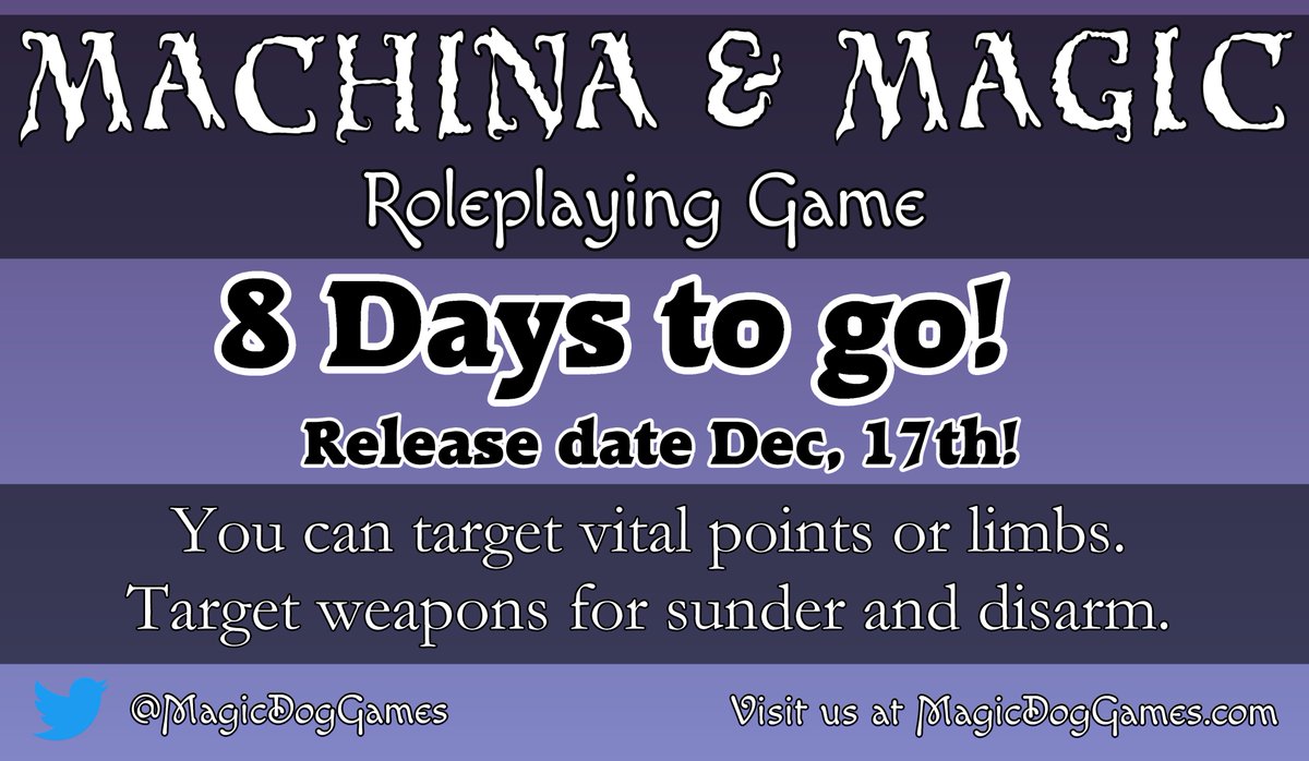 MagicDogGames's tweet photo. You have combat options. In fact this game is all about options. What are you doing playing limited games? #ttrpg #rpg #classless #ttrpgs https://t.co/npgrV9cFiD