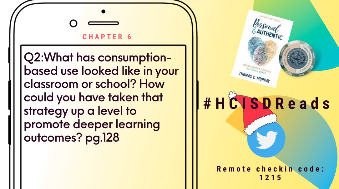 HCISDdigilearn's tweet photo. #HCISDReads Q2 - Consumption vs. Creativity @HarlingenCISD #AuthenticEDU https://t.co/FSjiDaSwWH