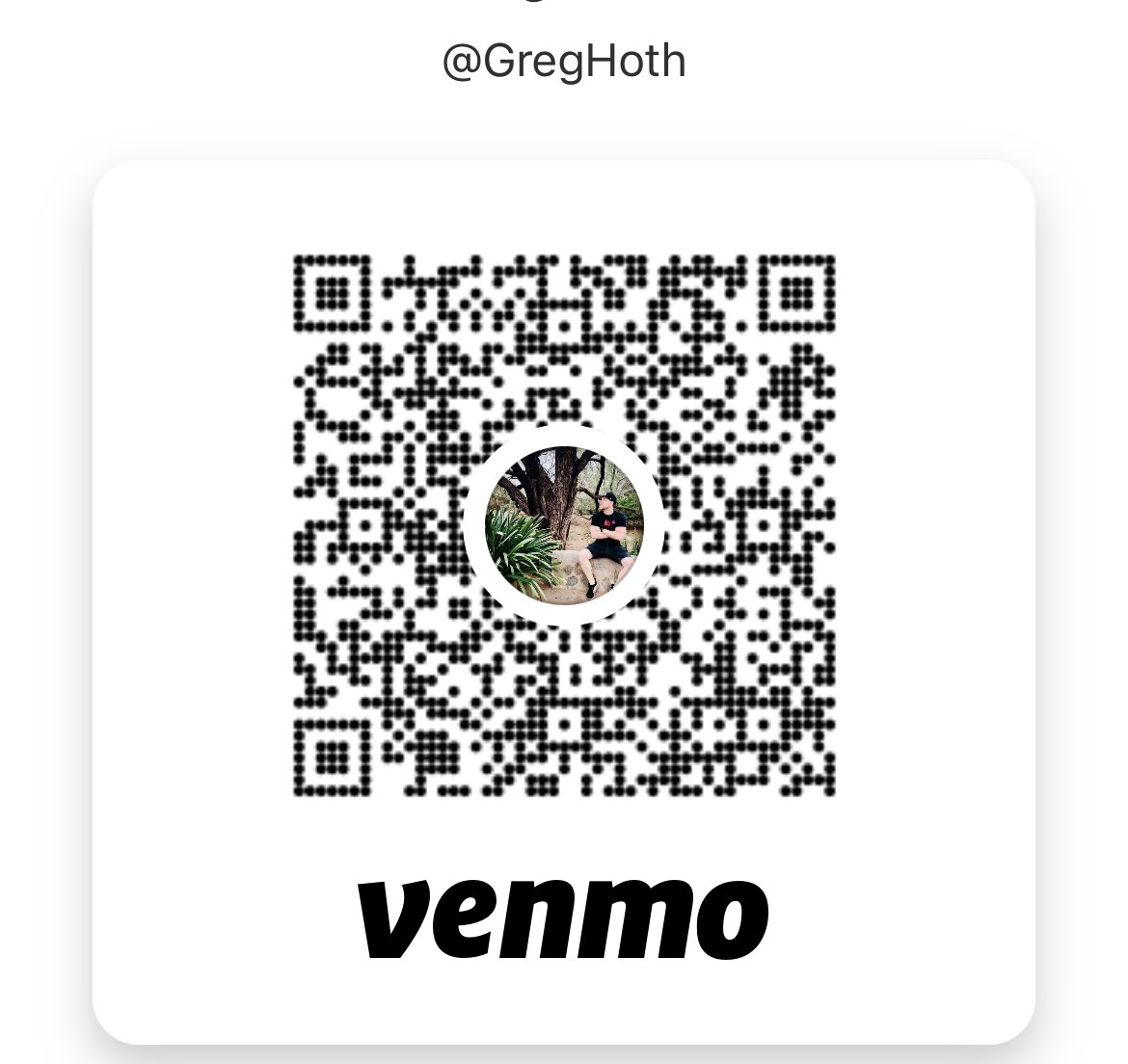 GregHoth's tweet photo. @Venmo @jennbennn some Christmas money #VenmoItForward https://t.co/cZp1B9Cuv7