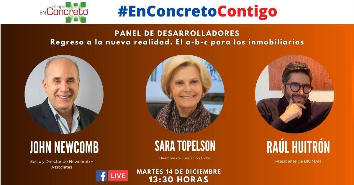 imciss's tweet photo. Te invitamos al panel: Regreso a la nueva realidad. El ABC para inmobiliarios, organizado por EN CONCRETO.

14 de diciembre a las 13:30 hrs.

¡Te esperamos! https://t.co/ZQz3e00HZV