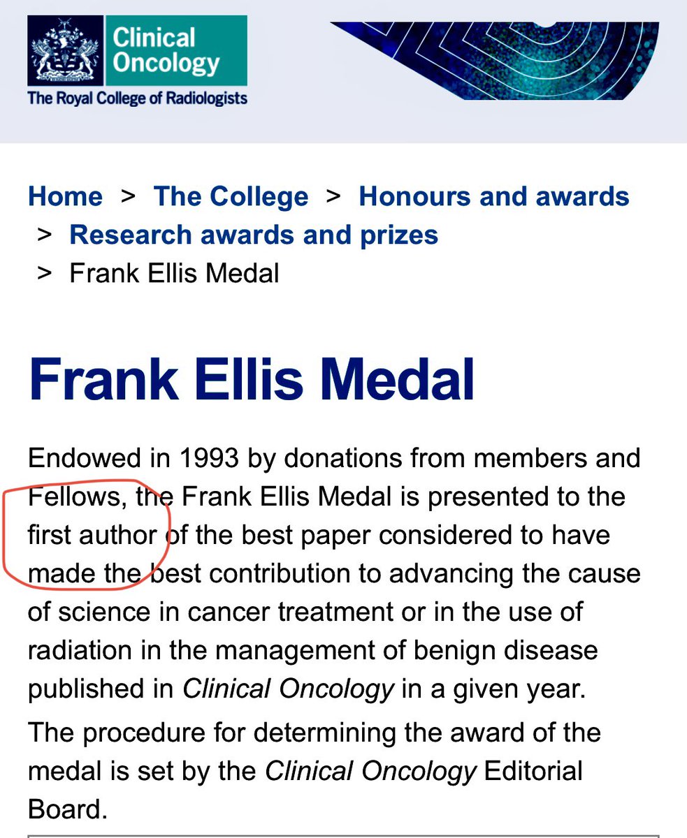 Oncologista_UK's tweet photo. @ICR_London @robert_huddart @RCRadiologists But @RobertHuddart wasn’t the first author @RCRadiologists #wheresmymedal https://t.co/vT5pUUIjj2
