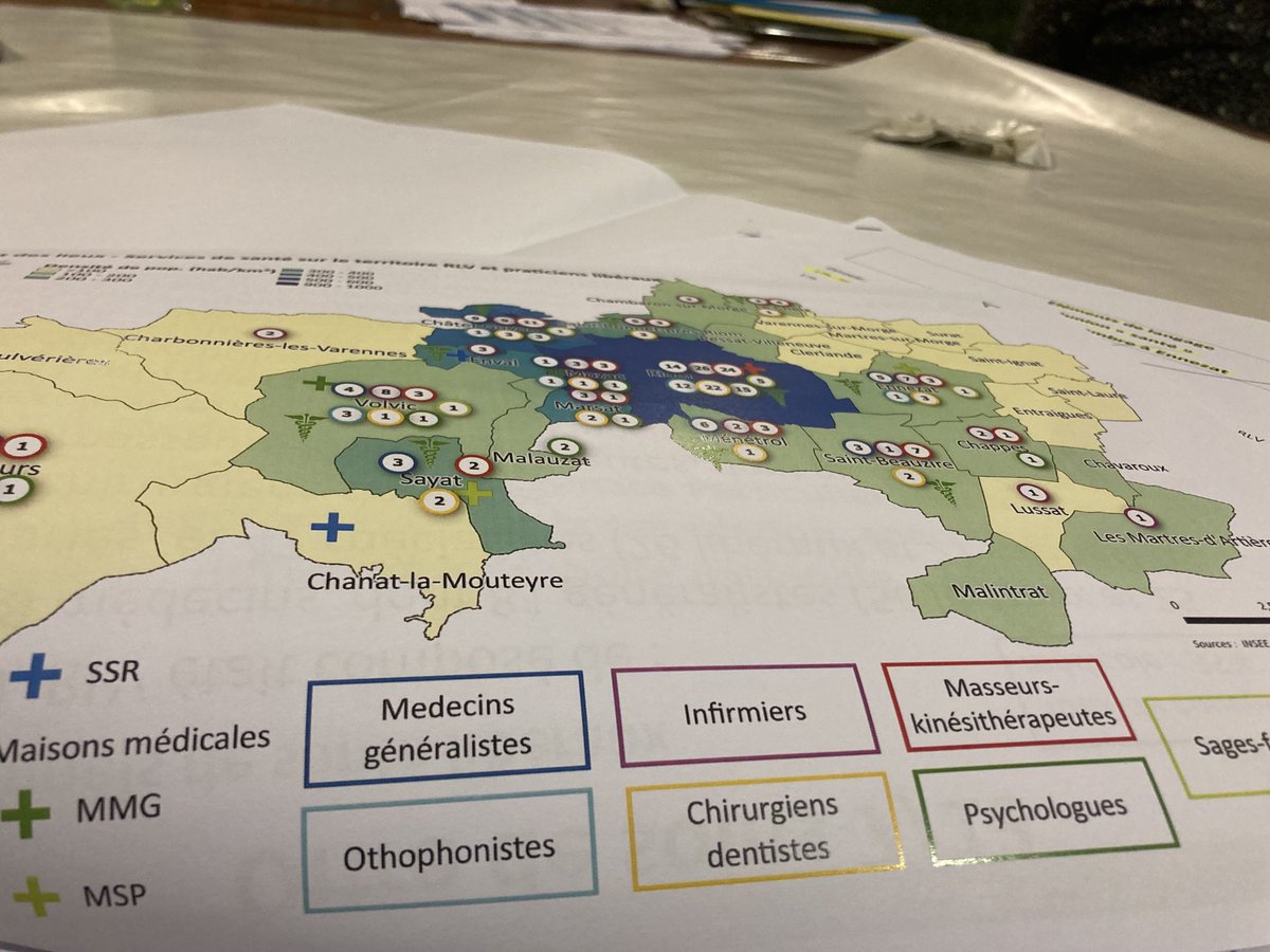 fbonnichon's tweet photo. Au travail pour parler Santé et démographie médicale avec les élus de @RLV_agglo
Notre Agglo est 1 des rares à avoir créer une vice présidence à la santé car c’est une des attentes +++des habitants
L’offre de soin bien sûr mais pas que ! #contratlocaldesante #ars63 https://t.co/YKfpBycjx9