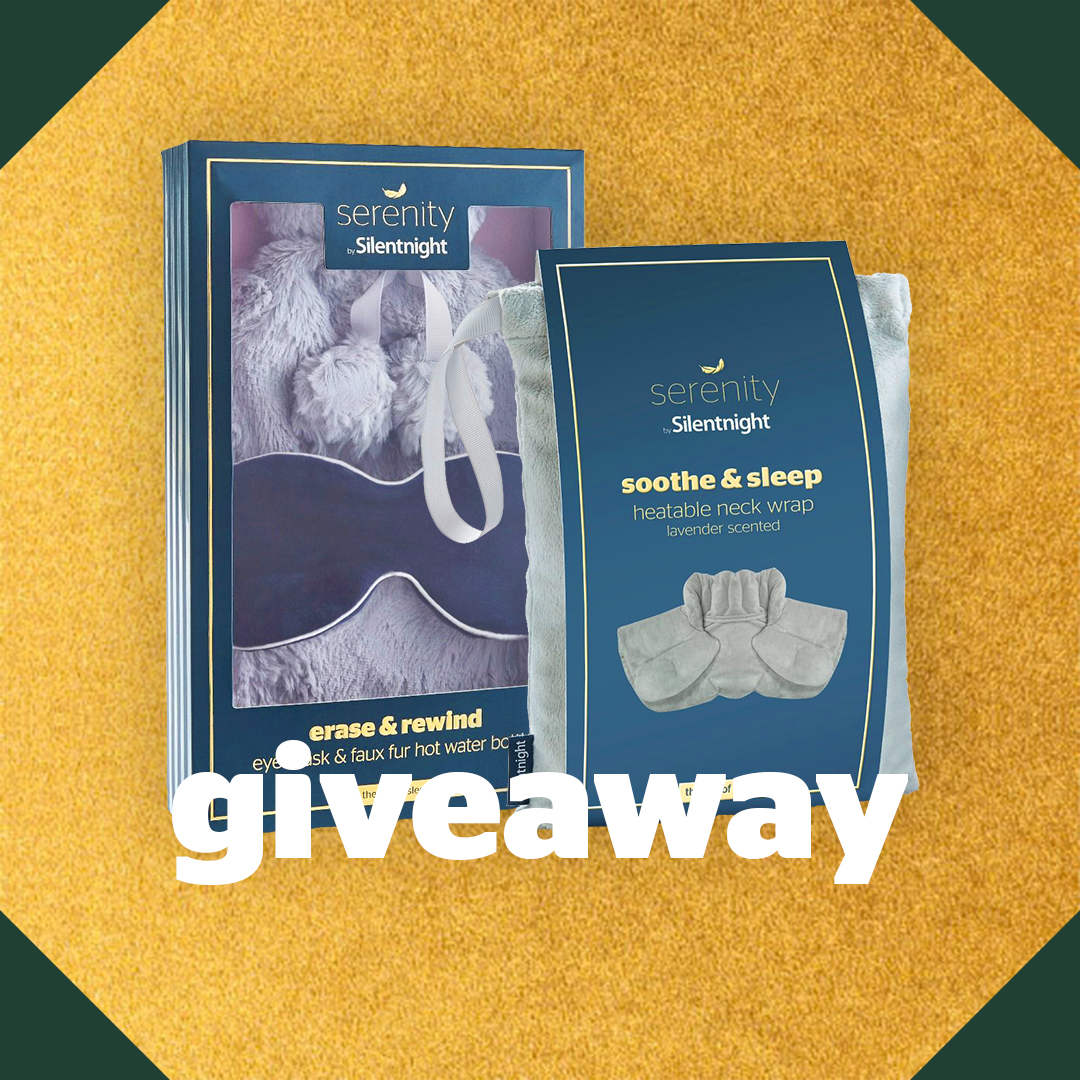 GIVEAWAY! We're giving you the chance to win our new Serenity Erase &amp; Rewind Gift Set with Eye Mask &amp; Hot Water Bottle AND our Soothe &amp; Sleep Heatable Neck Wrap. 

FOLLOW &amp; retweet to enter! https://t.co/cj8ouuKzze