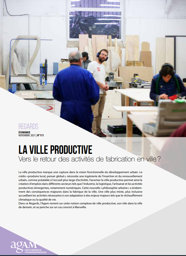 Agam_marseille's tweet image. 🔔[PUBLICATION] La ville productive, vers le retour des activités de fabrication en #ville ? L'Agam revient sur cette notion complexe, son rôle dans la ville de demain, et se penche sur un cas concret à #Marseille 👉bit.ly/3rR9Oko
📷Une @makeitmarseille, p.2 @MakeICI_org