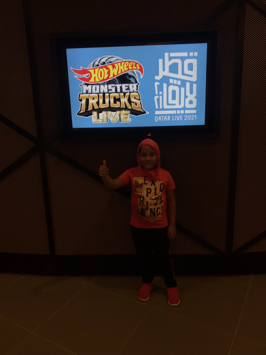 NawazSTweets's tweet photo. Getting ready for the #BigFootDay #Dohaforever💕 #HotwheelsMonstertruckShow https://t.co/MbLpPS32aV