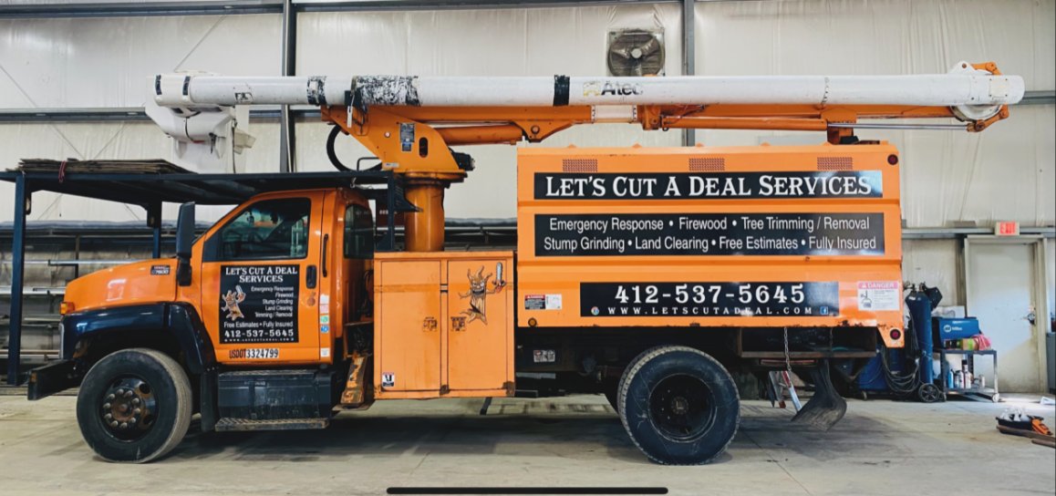 MrSign_PGH's tweet image. We had the chance to create more truck lettering and graphics for @RQuig412 at Let's Cut a Deal Services.

#TreeService #TruckLettering #MrSign #Pittsburghhttps://mrsignpittsburgh.com/products.cfm?signtypeProd=95294544710&amp;amp;pgtype=Truck%20Graphics