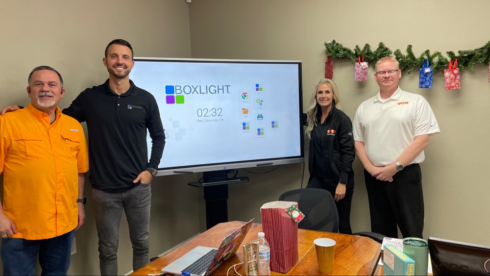 Braydon, our @ROBO3D superstar, hosted a Lunch and Learn for #edleaders in TX with the team from VTI! #education #STEM #STEMeducation #edtech @boxlightinc
