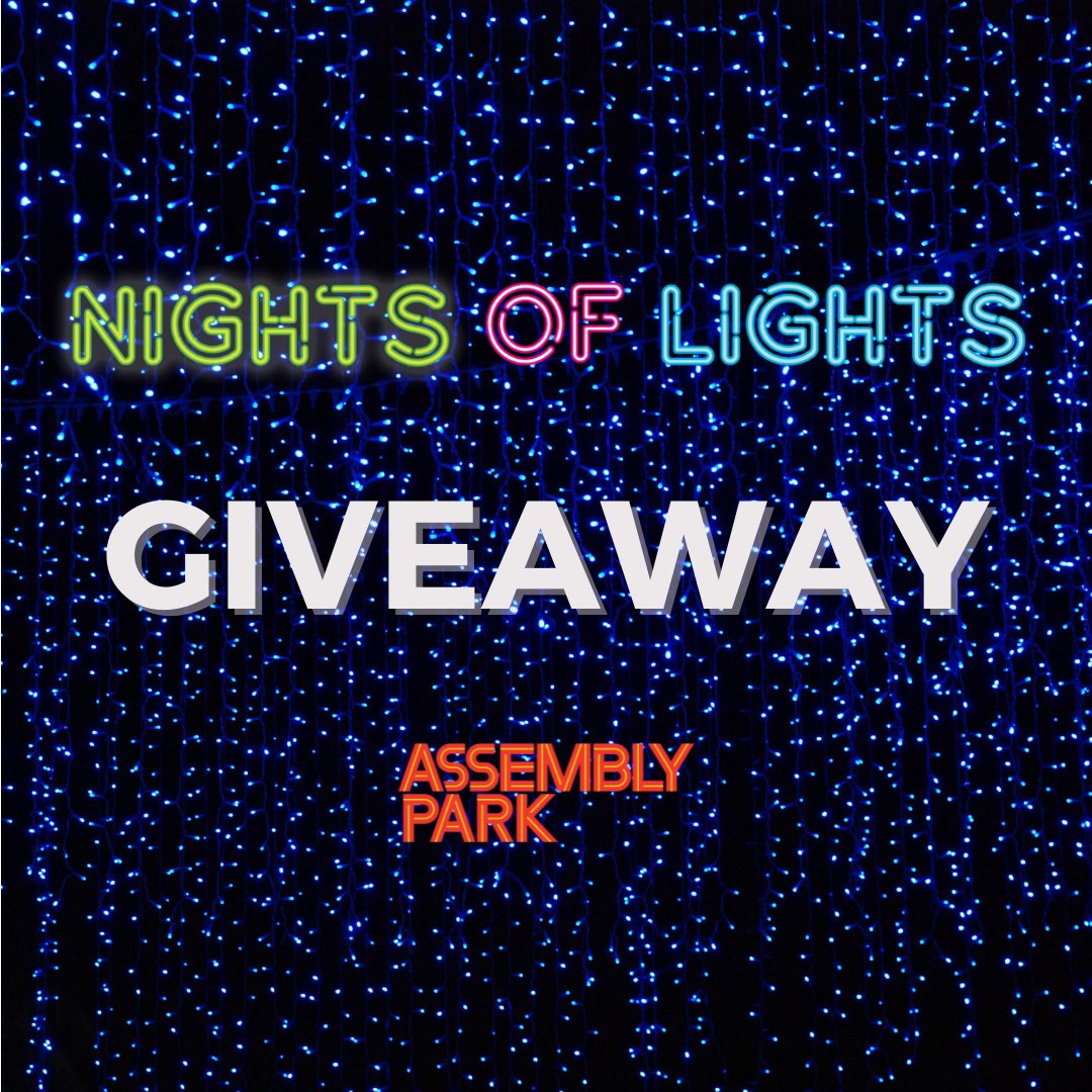 GIVEAWAY ALERT 🎁
In the spirit of the holidays, Assembly Park is collaborating with Nights of Lights to give away a Friends package (valid for 4 adults' admission)
To enter:
Like this post
Follow us @assemblyparkvmc (we will be checking)
Reply to this thread and mention a friend