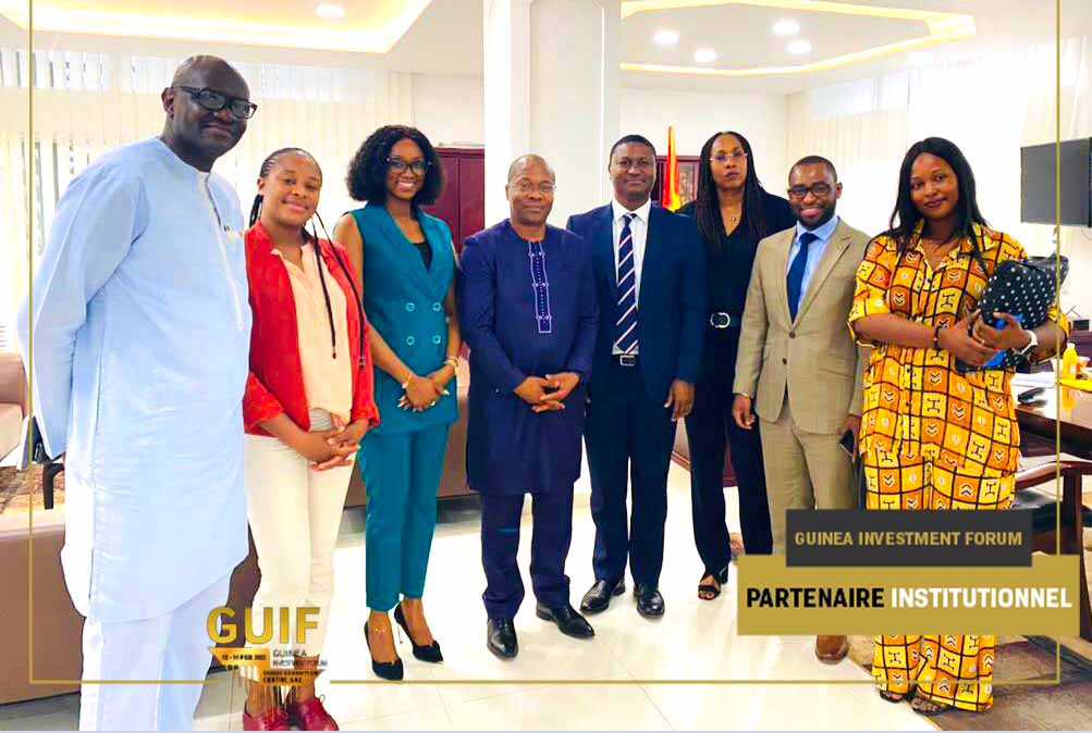 #GUIF2022 #InvestinGuinea
Rencontre avec le Ministre de l’Urbanisme, de l’Habitat et de l’Aménagement du territoire et son cabinet pour présenter les activités en cours de réalisation de la 2ème éd du #GUIF à Dubaï.

Pour plus d'informations ⬇
guineainvestmentforum.com