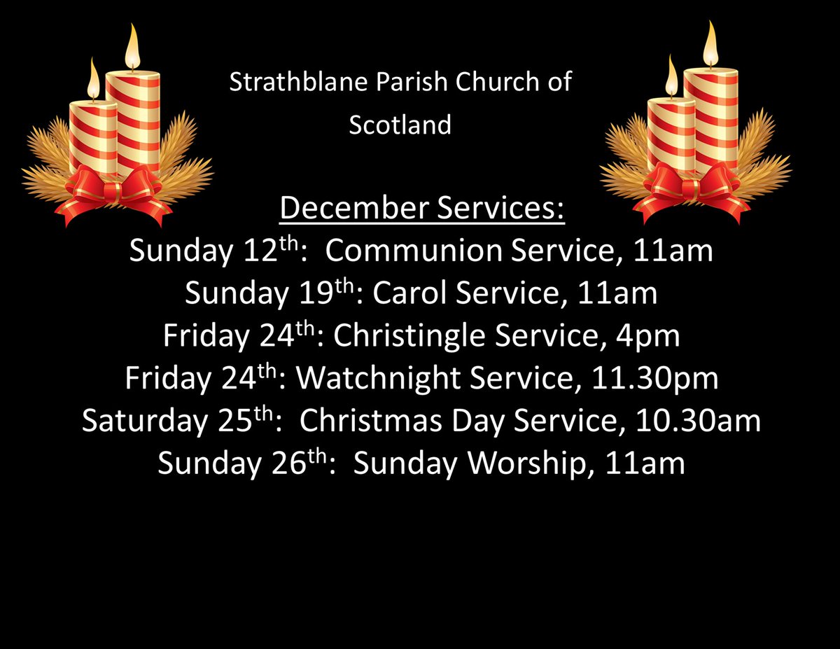 StrathblaneKirk's tweet photo. A warm invitation to join us for our December services. #comeletusadoreHim https://t.co/mimoc3GCYE