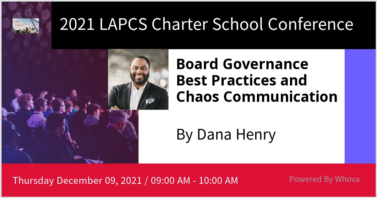 danajhenry's tweet photo. Thankful to be able to present at the 2021 LAPCS Charter School Conference. Please check out my talk if you're attending the event! #LCSC21 #LAPCS #LCSC2021 - via #Whova event app https://t.co/AD5LZgdZOK