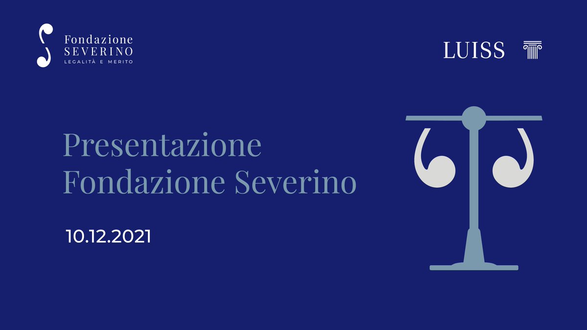 Venerdì 10 dicembre alle 18, l'evento di presentazione delle attività e dei progetti della <a href="/Fond_Severino/">Fondazione Severino</a>. A seguire, si terrà lo spettacolo “Ramona e Giulietta” dell’Associazione “Per Ananke”. Infine, verrà proiettato il docufilm “Rebibbia Lockdown”