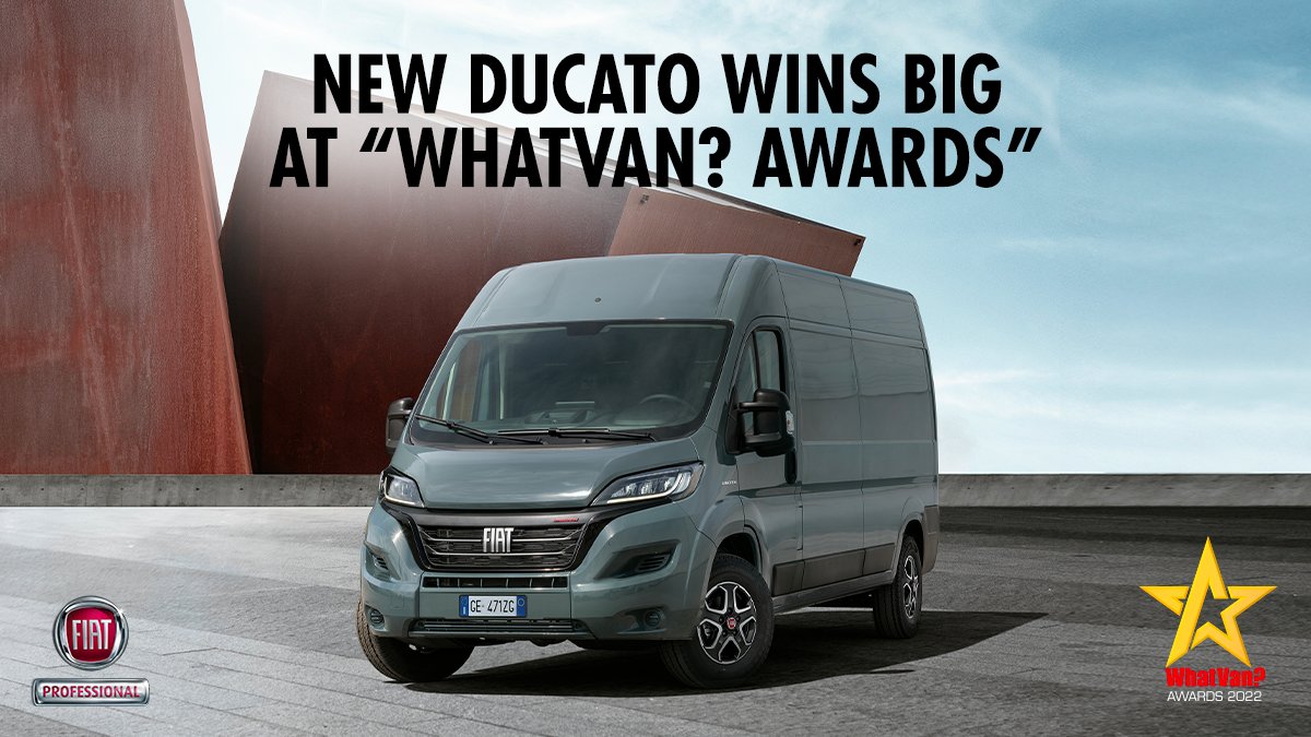 What's better than winning an award? Winning three. The New Ducato wins big at the “What Van? Awards”. Discover more here: https://t.co/PpPvfnDsFV https://t.co/LorRep9UZL