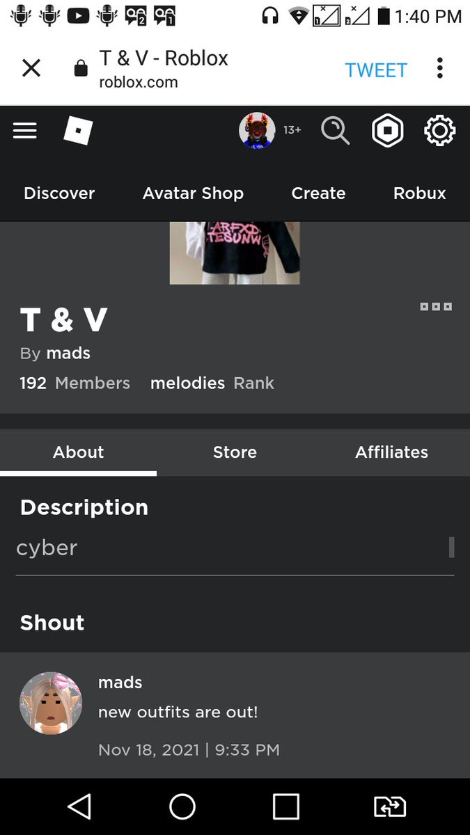 Inactive tweet media