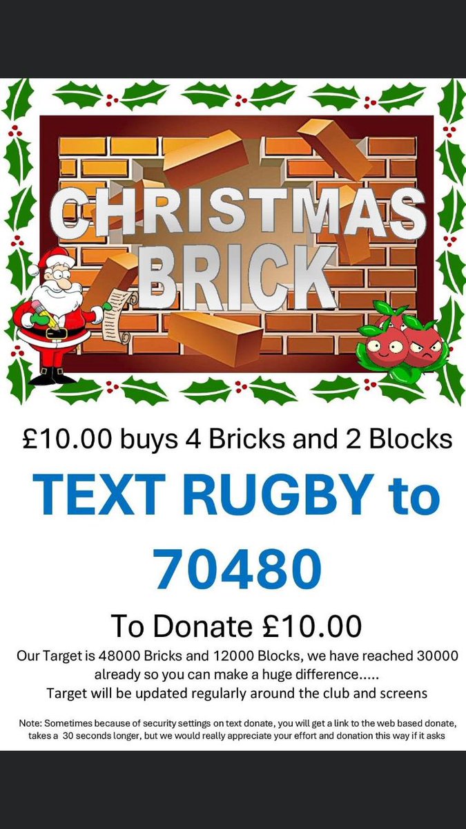 Buy us a Christmas Present our Christmas Fundraiser #makeadifference #yourcommunityhub #aprilbuild #lerfc #communityclub #longeaton