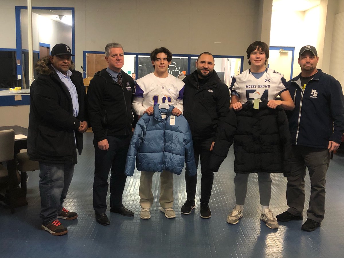 Rick McAuliffe (@rickmcauliffe) on Twitter photo Kudos to Moses Brown Football and St. Ray’s Football for collecting close to 400 lbs of winter coats for the Elisha Project during their annual Thanksgiving Day game. #morethanjustanathlete <a href="/epfoodrescue/">the ELISHA project</a> <a href="/MBQuakers/">Moses Brown School Athletics</a> <a href="/SaintRays/">Saint Raphael Academy</a> <a href="/CarlosTobon/">Carlos Tobon</a> Kudos to Moses Brown Football and St. Ray’s Football for collecting close to 400 lbs of winter coats for the Elisha Project during their annual Thanksgiving Day game. #morethanjustanathlete <a href="/epfoodrescue/">the ELISHA project</a> <a href="/MBQuakers/">Moses Brown School Athletics</a> <a href="/SaintRays/">Saint Raphael Academy</a> <a href="/CarlosTobon/">Carlos Tobon</a>