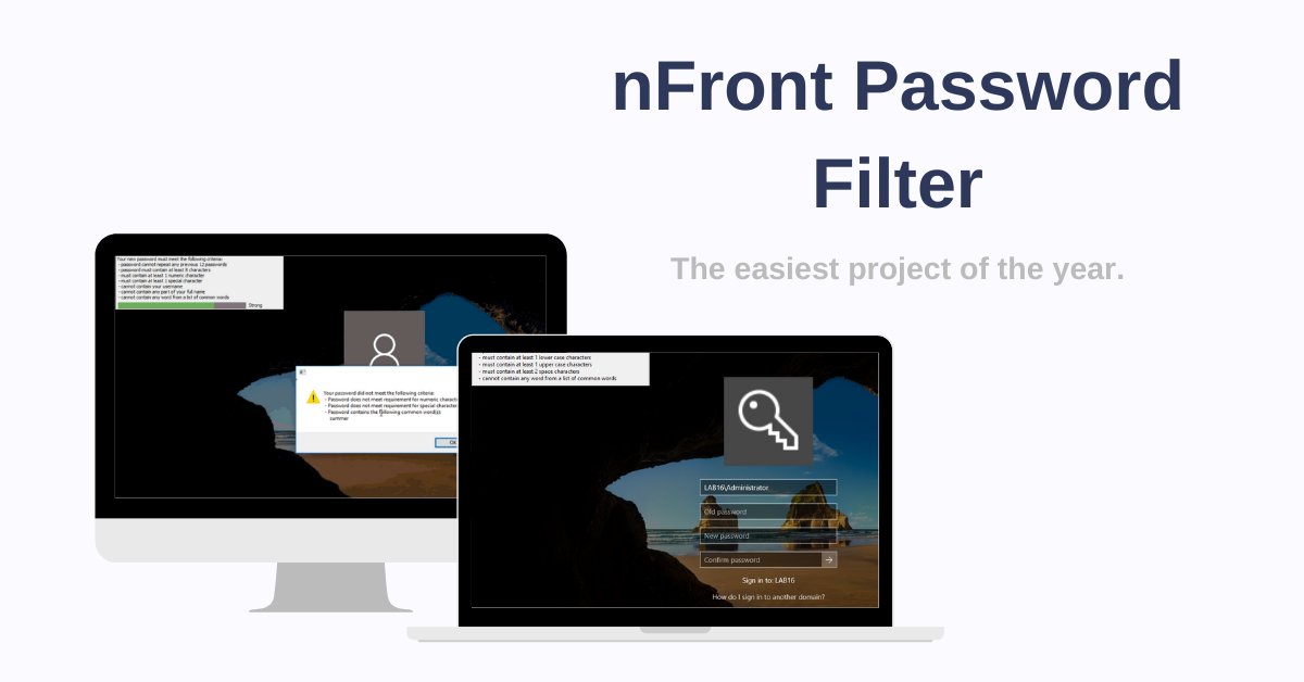 nFrontSecurity's tweet image. Developed over two decades ago, our technology is highly configurable to tailor the specific #password policy needs for a wide range of companies. Our software is easy to implement, intuitive, fully supported, and it comes without a high maintenance cost.

#ComputerSecurity #CISO