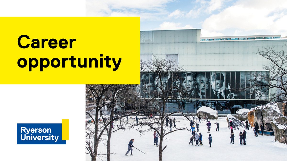 The Ryerson EarlyOn Child & Family Centre is seeking a part time Registered Early Childhood Educator / Assistant. Interested? Apply today: ryerson.ca/careers/short-…