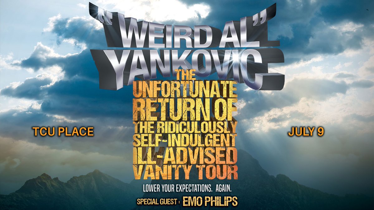 Pern_Star's tweet photo. Thanks to my awesome brother, We’ll be seeing @alyankovic front-row, centre and even getting a Meet &amp; Greet with The Legend himself. See you on July 9th, Al 😁 https://t.co/UbKHASQl6Z