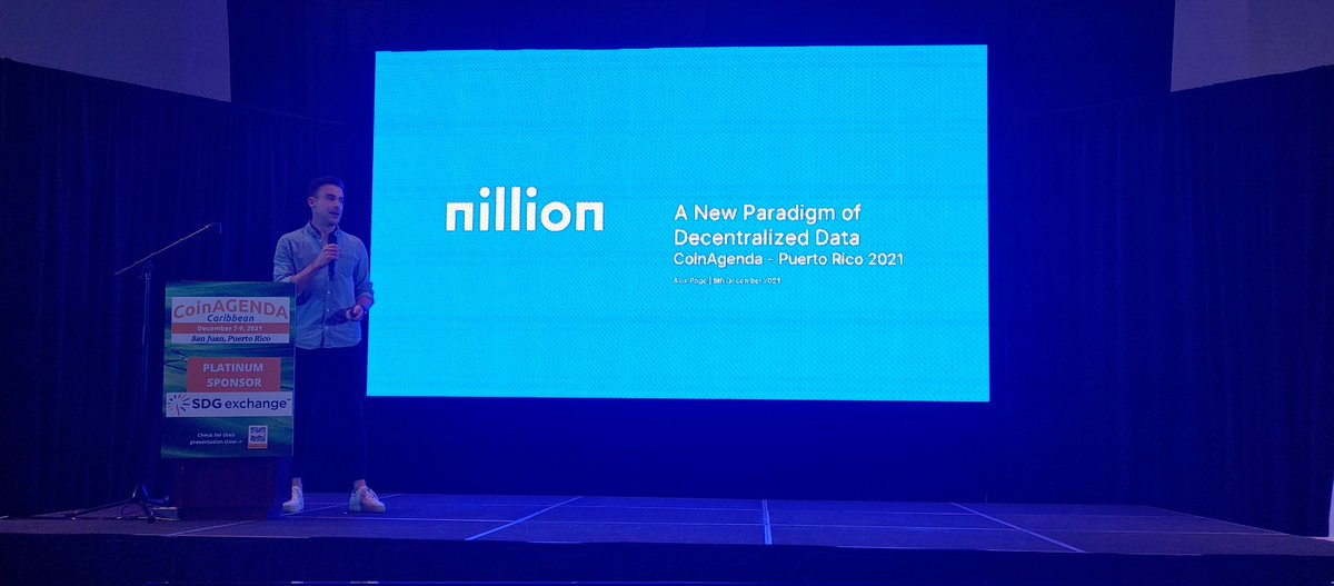 There is a tremendous amount of potential with <a href="/nillion/"></a> 
If you follow one project today... 
CEO Alex Page presenting Nillion to public during Puerto Rico Blockchain Week <a href="/CoinAgenda/">M Terp</a> 
Compute private and sensitive data "nowhere" via unhackable decentralized network.