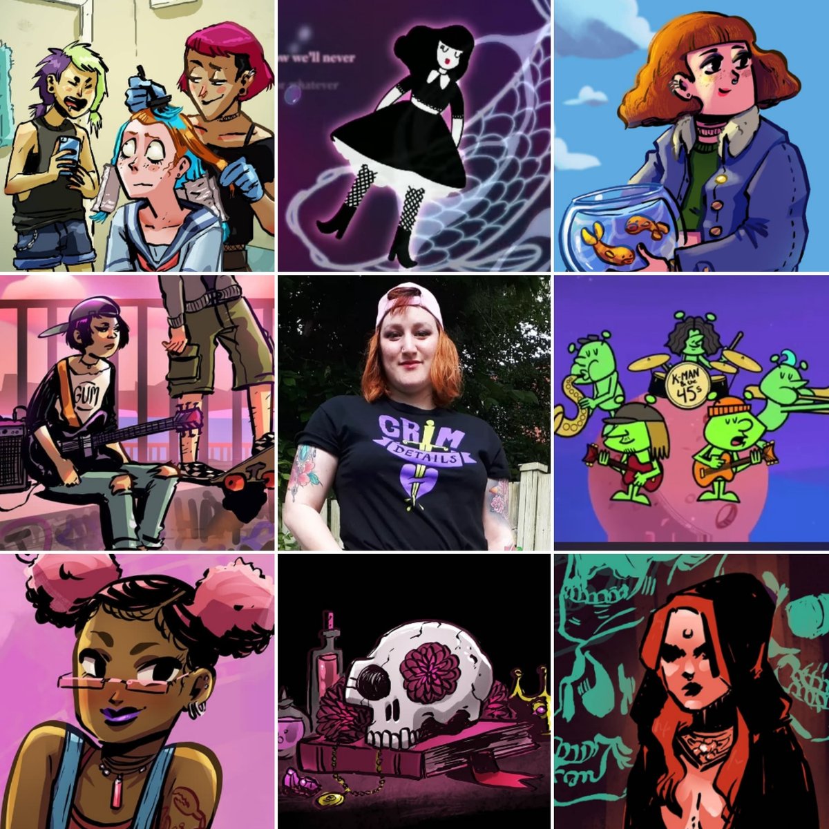 CaityHallArt's tweet photo. #artvsartist2021 #artvsartist #artistvsart2021
So thrilled I had the chance to work with such a great group of artists and musicians this year! Feeling grateful and inspired by all the creative people that surround me in person and through social media 💜💖🖤💜 https://t.co/uoIjfKturi