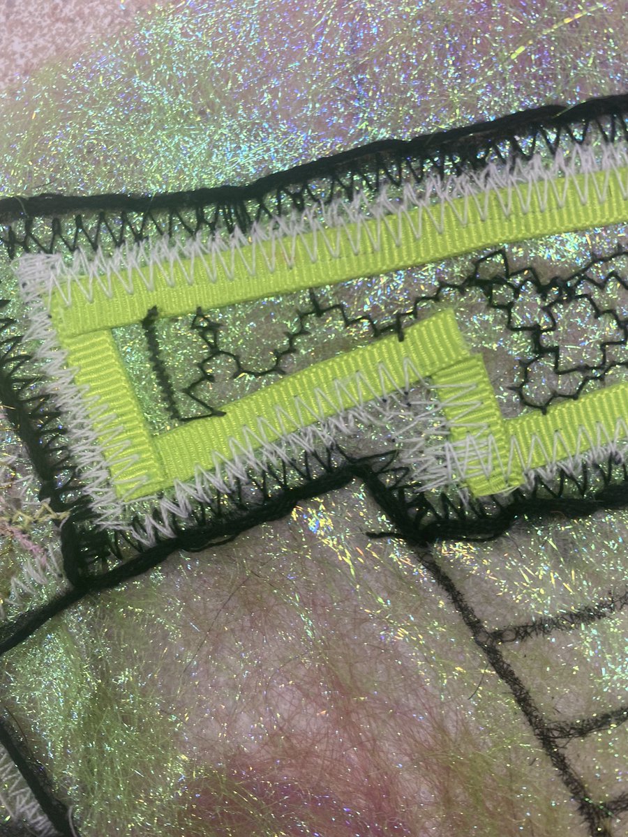 FashionPc's tweet photo. Beautifully embroidered panel for a jacket. Year 11 final pieces in full swing. Well done Freya! Keep up the hard work. https://t.co/uPCFl38vdt