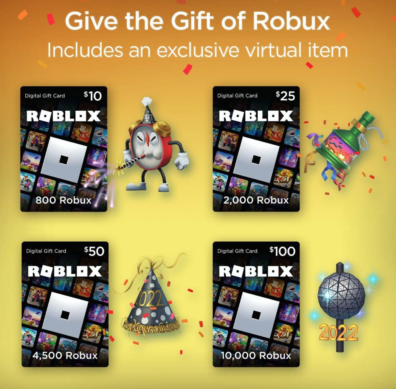 Where to buy Roblox gift cards in Christmas 2022?