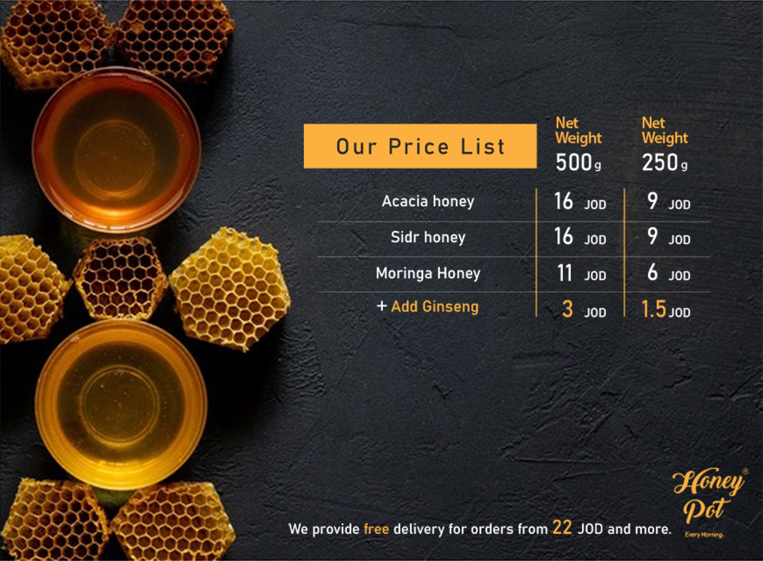 HoneyPotjo's tweet photo. The remaining types of honey in our store.
#Honey_Pot
#الأردن https://t.co/Qa85OJCHMA
