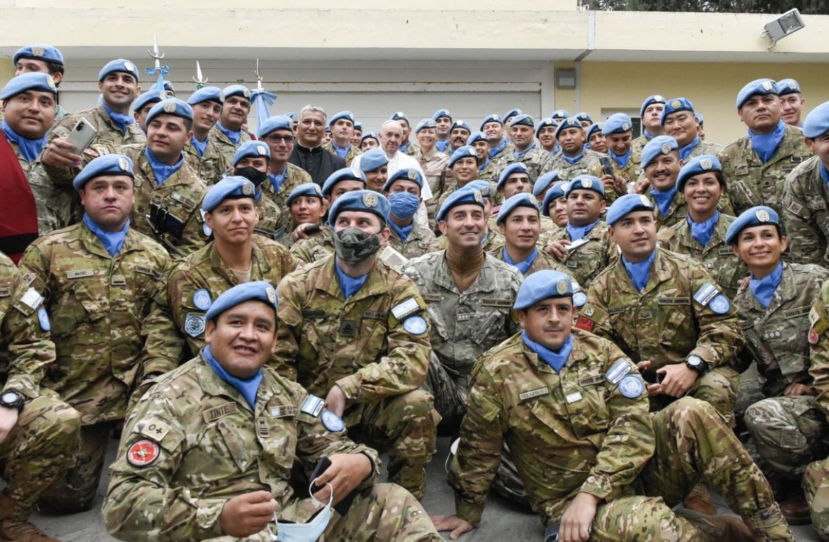 What an amazing opportunity for members of our Force Protection Unit Security Platoon to meet with Pope Francis <a href="/Pontifex/">Pope Leo XIV</a> on his visit to the <a href="/UN/">United Nations</a> #bufferzone last week. Certainly a experience of a lifetime these #peacekeepers won’t forget in a long time.

🇺🇳 #A4P #UnitedNations