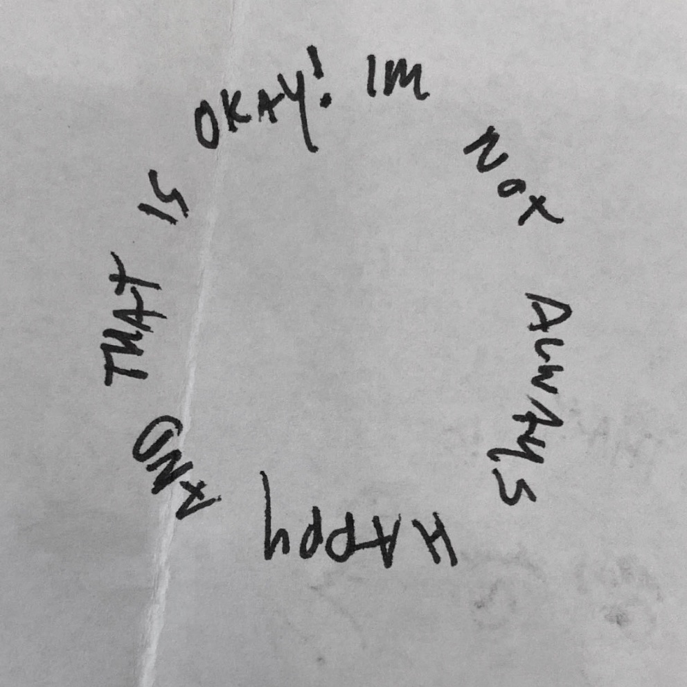 DAVIDdotLYF's tweet photo. IM NOT ALWAYS HAPPY AND THAT IS OKAY!! 2022 https://t.co/Ai0V6M7RR2