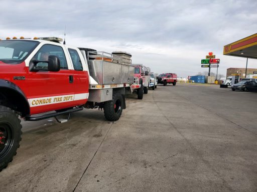 CFD has deployed 3 ff’s to the Lubbock area with Strike Team 21-127.  They will stage for a weather event tomorrow morning which could potentially bring high winds and low humidity, to a region that is already experiencing dry conditions. #Texasfire #Lubbock #Conroe #Conroefire
