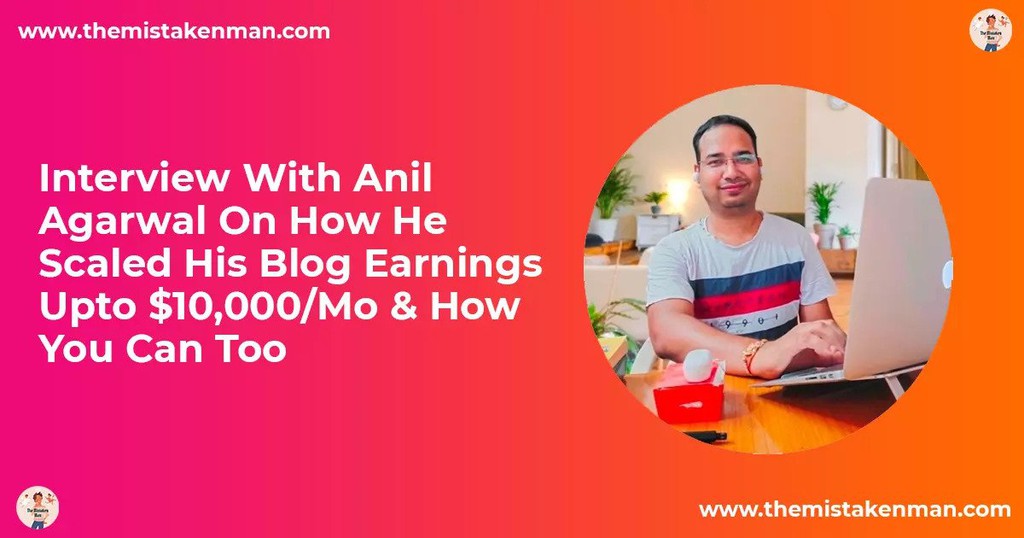 SMatyjanka's tweet photo. How Anil Agarwal Scaled His Blog Upto $10K/Mo: Blog Interview
▸ https://t.co/KQGz6izbOJ
#howdoImakemoneyblogging? #Blogging101 #BloggingBasics #Makemoneyblogging #Howdoyoumakemoneyblogging #AllBlogPosts #AnilAgarwalShares #Blogging #blogging #NewbieBloggers https://t.co/EvWx5XUDmS