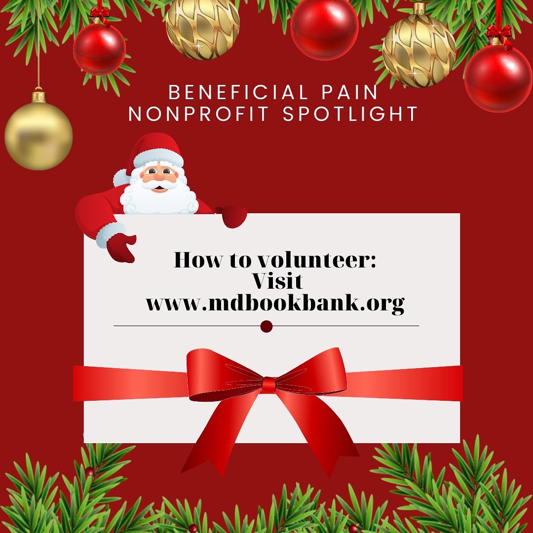BeneficialPain's tweet photo. This holiday season, we’re highlighting fellow nonprofits in Baltimore that are doing amazing things for the community! Our first nonprofit highlight goes to @mdbookbank, a nonprofit committed to cultivating literacy in children from under-resource neighborhoods. https://t.co/9IfT6ZuWja
