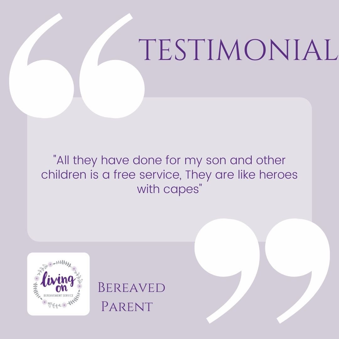 LivingOn00's tweet photo. Another special testimonial from one of our bereaved parents 💜#testimonalthursday #thankyou #livingon https://t.co/Q1xR0GP4fi