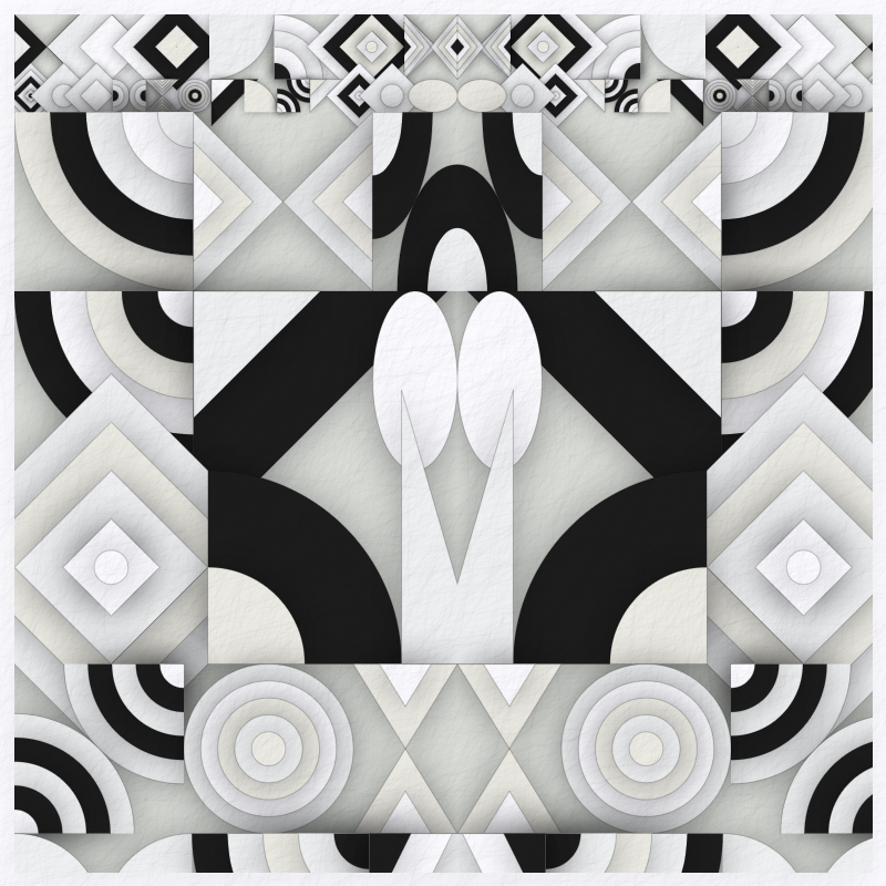 Bloom of Shapes GenArt tweet media