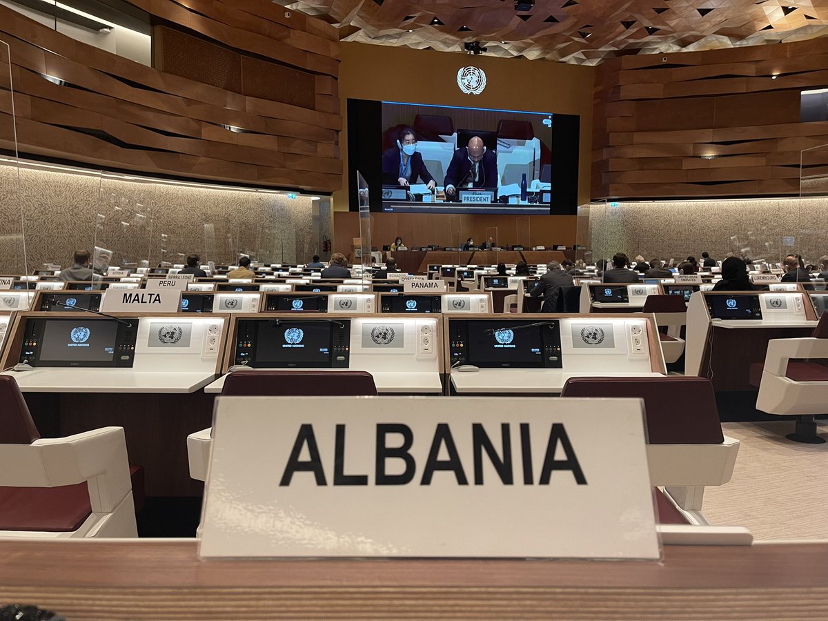 BrunildaKoco's tweet photo. #Albania 🇦🇱aligns with #EUStatement on #CCW #AnnualConferenceProtocolV &amp; remains fully committed to enhance its implementation &amp; addressing the problems of unexploded explosive ordnance.🇦🇱 expresses strong support to promote #Protocol V universalisation. https://t.co/K8k3omZ1JH