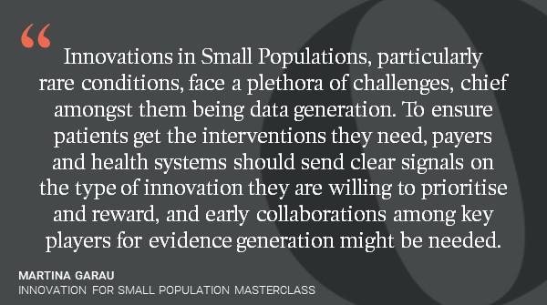 OHENews's tweet photo. Martina Garau @martinagarau09 summarises key learnings of today’s Innovation for Small Population Masterclass –#OHEMasterclass #Healtheconomics #rarediseases #healthpolicy https://t.co/PrBjyk8Drs