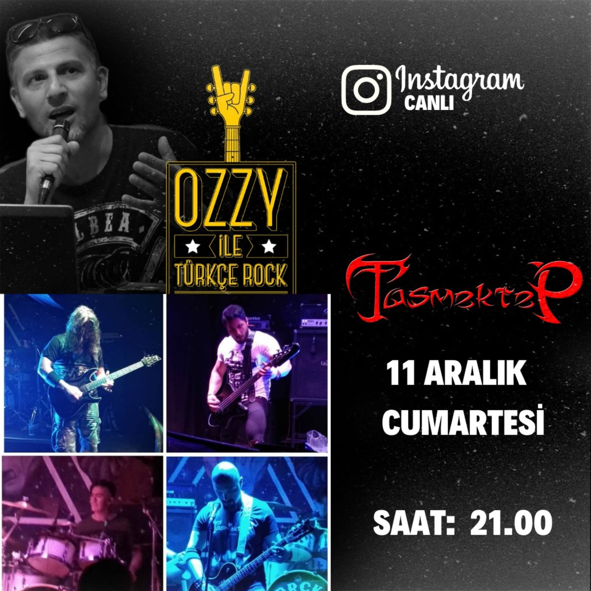 ozzyiletrrock's tweet photo. Ozzy ile Türkçe Rock'da bu hafta!
https://t.co/cq2hEqJwV8 adresinden canlı yayın🤘🏻 @rapor2 @TasmektepBand #ozzyileturkcerock #tasmektep https://t.co/uC0Lwnf1Zt