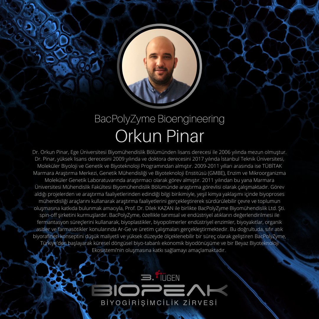 iugenetics's tweet photo. Ümit Fırat, Orkun Pinar ve Abdulkadir Oduncu 12 Aralık Pazar günü 3. BioPeak etkinliğimizde bizlerle olacak! https://t.co/bz1Tr55aYv