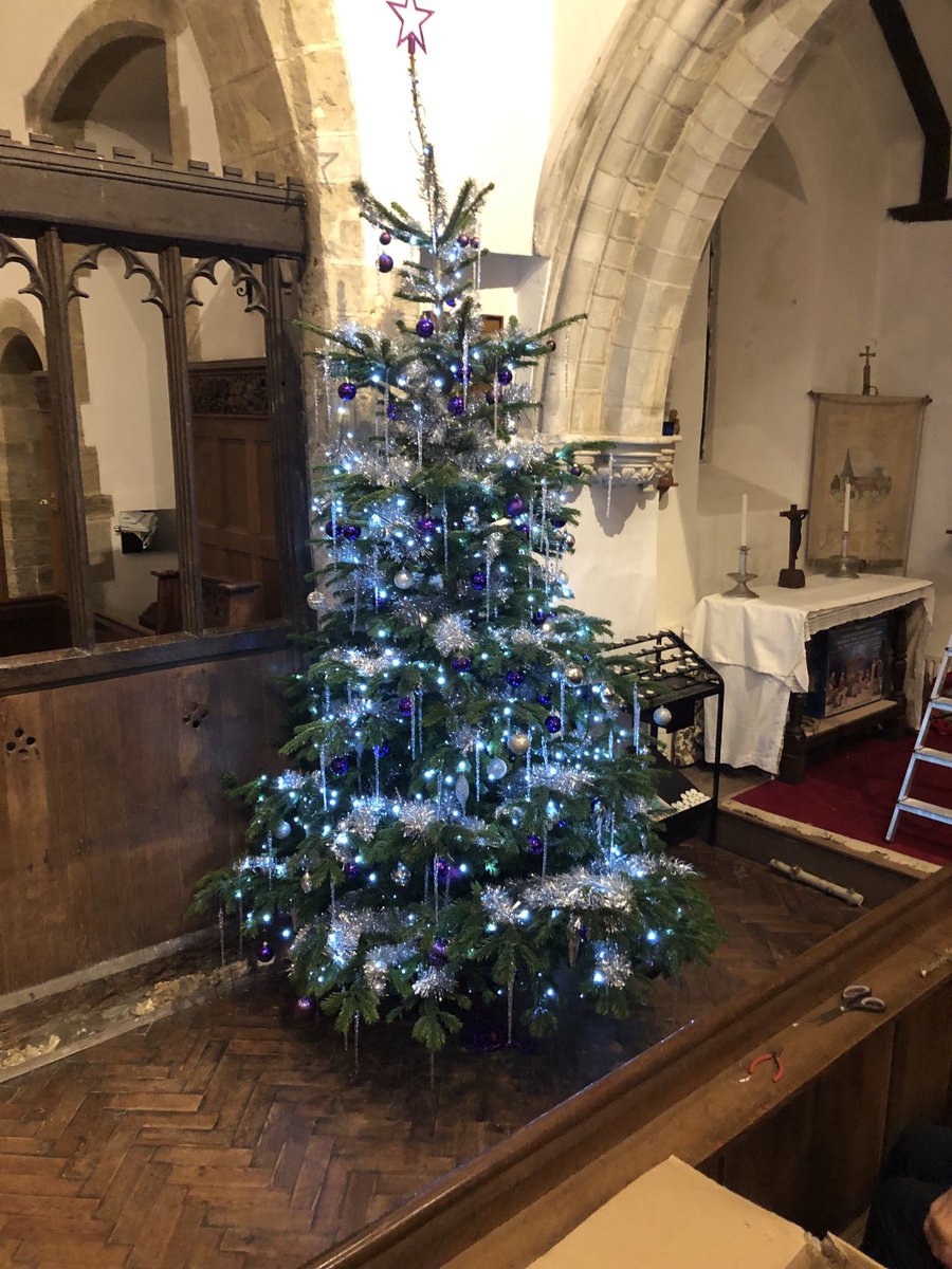 The Advent Tree at St Johns in Bury