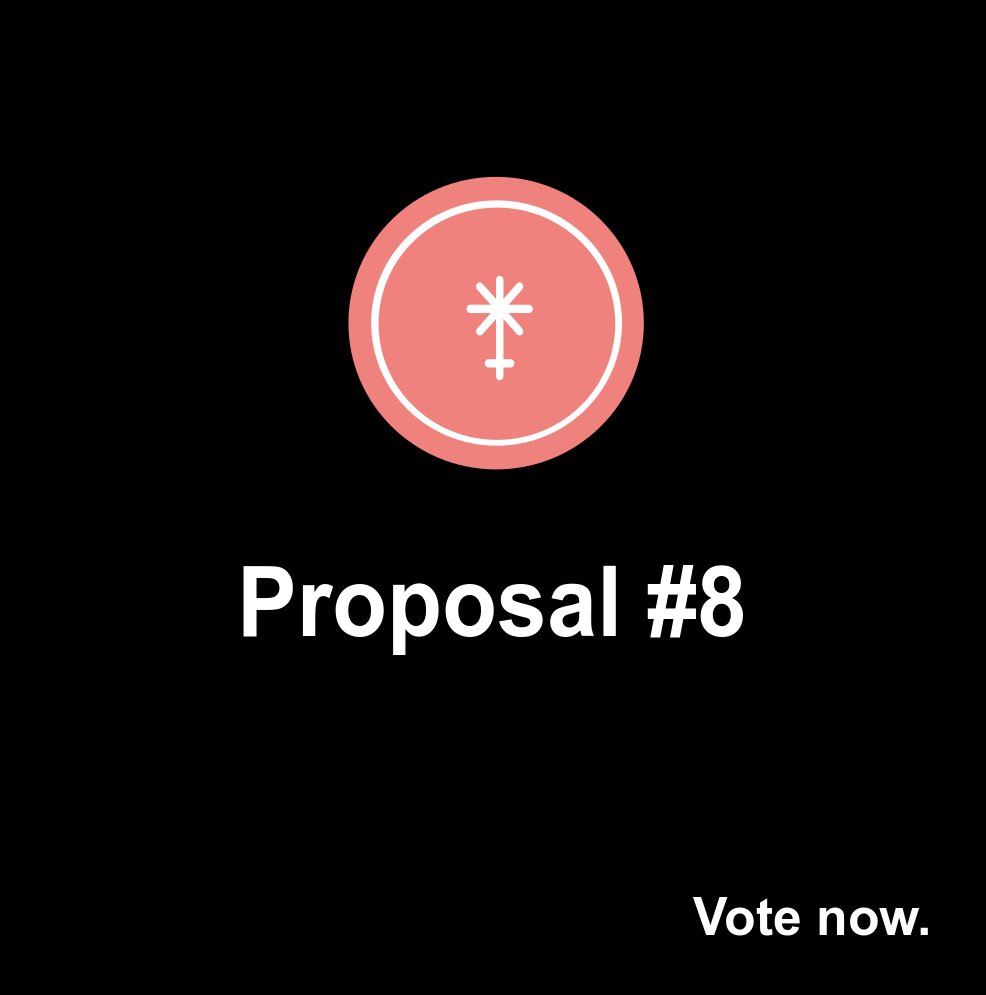 Junø on Twitter "JUNO onchain governance proposal 8 is now open for