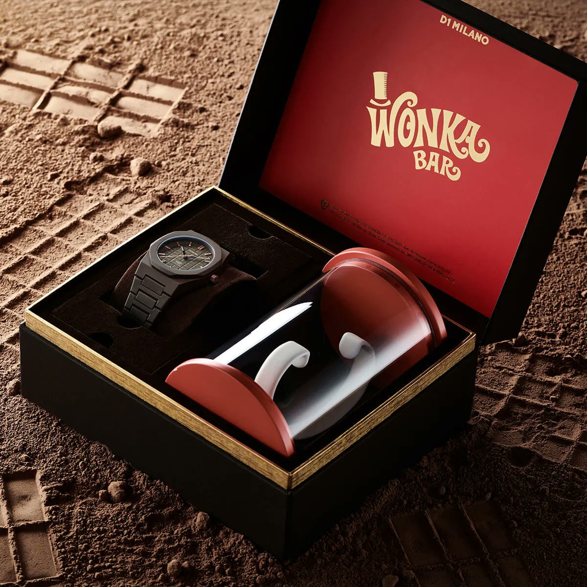 D1Milano's tweet photo. Check out the special box to wrap up the complete collaboration experience.
#D1Milano #Polycarbon #WillyWonka
WILLY WONKA AND THE CHOCOLATE FACTORY and all related characters and elements © & TM Warner Bros. Entertainment Inc. WB SHIELD: TM & WBEI. (s21) https://t.co/DVUkunrhrv