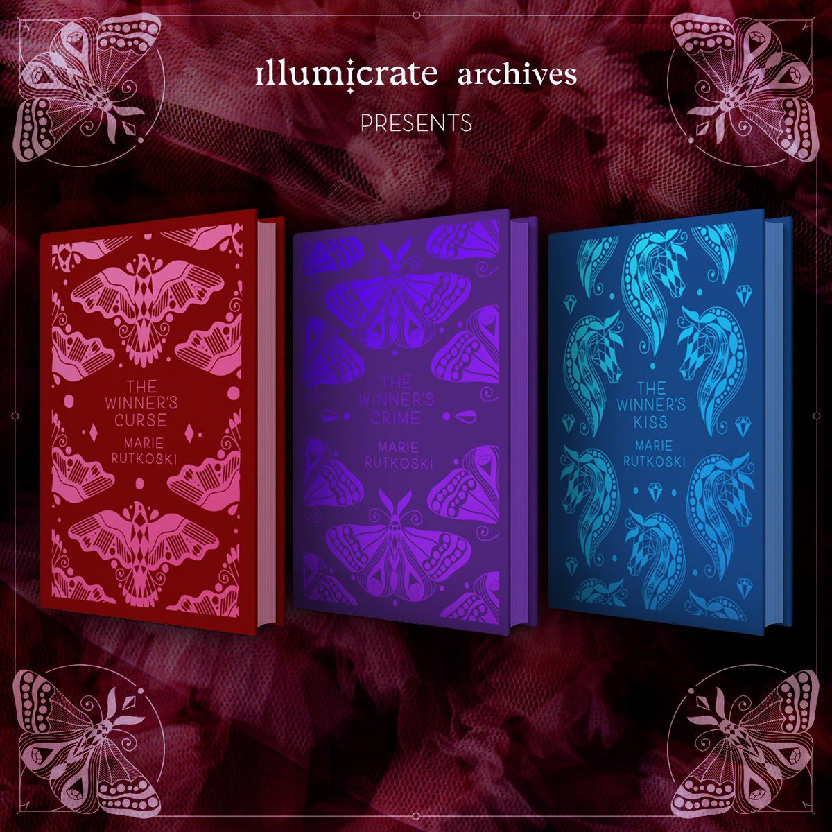 illumicrate's tweet photo. We are thrilled to announce our first special edition box for 2022, in collaboration with @BloomsburyBooks and Marie Rutkoski, Illumicrate Archives: The Winner’s Trilogy! https://t.co/cxRUV3LOjo