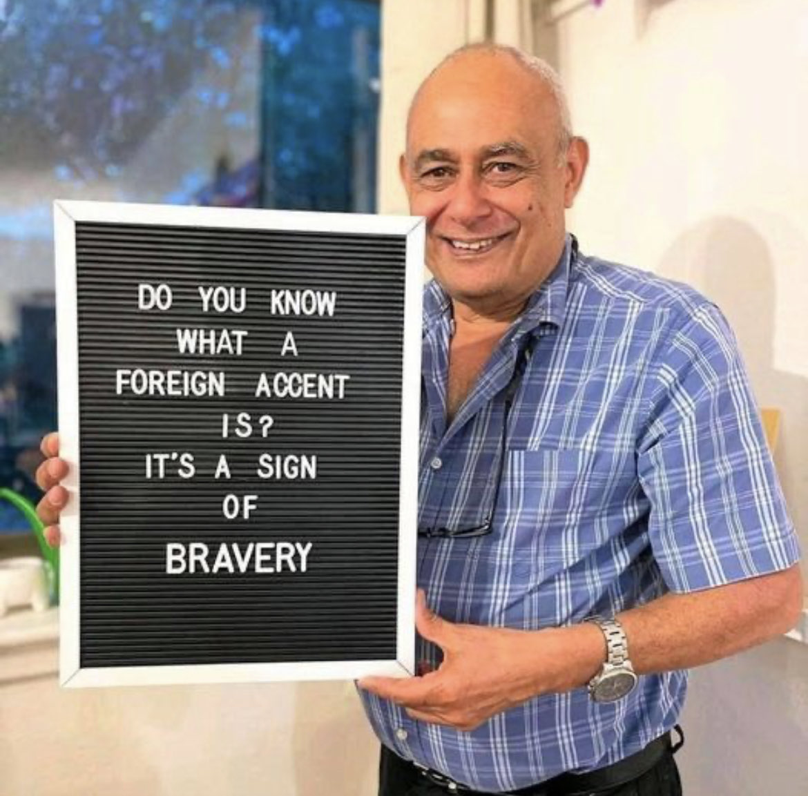 Sana Javed, MD (@sana15950850) on Twitter photo “A foreign accent implies the person is smart enough to know two languages, and brave enough to do their job in the second”
#LoveWhatMatters #DiversityandInclusion
Credit: Ahmad Imam #Match2022 #MedTwitter <a href="/IMG_Advocate/">Advocates for IMGs</a> <a href="/Match2022_bot/">Match2022</a> <a href="/MatchAResident/">Match A Resident®</a> <a href="/Inside_TheMatch/">Inside The Match</a> “A foreign accent implies the person is smart enough to know two languages, and brave enough to do their job in the second”
#LoveWhatMatters #DiversityandInclusion
Credit: Ahmad Imam #Match2022 #MedTwitter <a href="/IMG_Advocate/">Advocates for IMGs</a> <a href="/Match2022_bot/">Match2022</a> <a href="/MatchAResident/">Match A Resident®</a> <a href="/Inside_TheMatch/">Inside The Match</a>