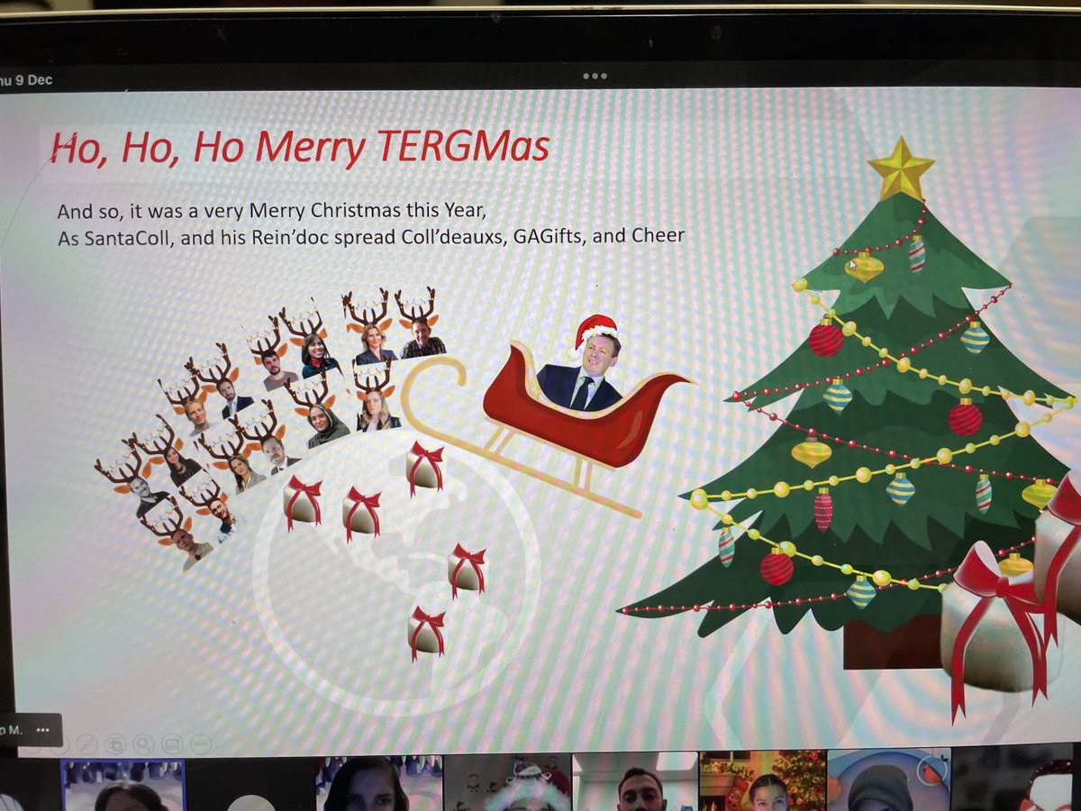 fjobrien's tweet photo. It wouldn’t be a @TissueEngDublin Symposium without Santa’s sore knee getting treatment and PIs wearing his clothing! https://t.co/Wp21Wju9UN