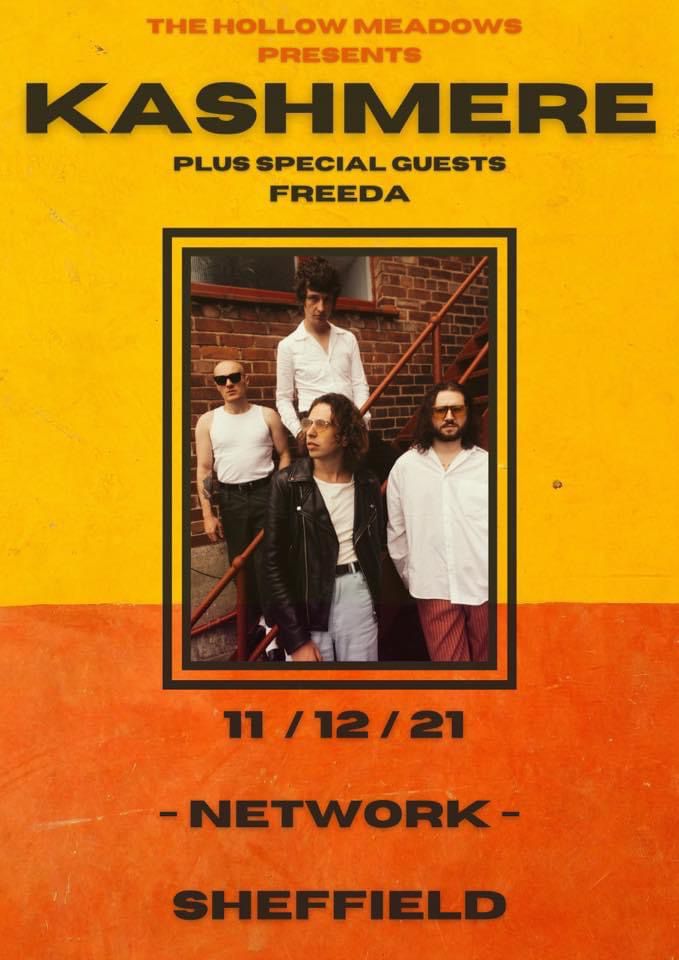 Unfortunately Saturdays show with @freedaband has been cancelled, we really apologies to anyone who was planning on coming down. 

Please contact your ticket provider for a full refund. 

Love Kashmere x