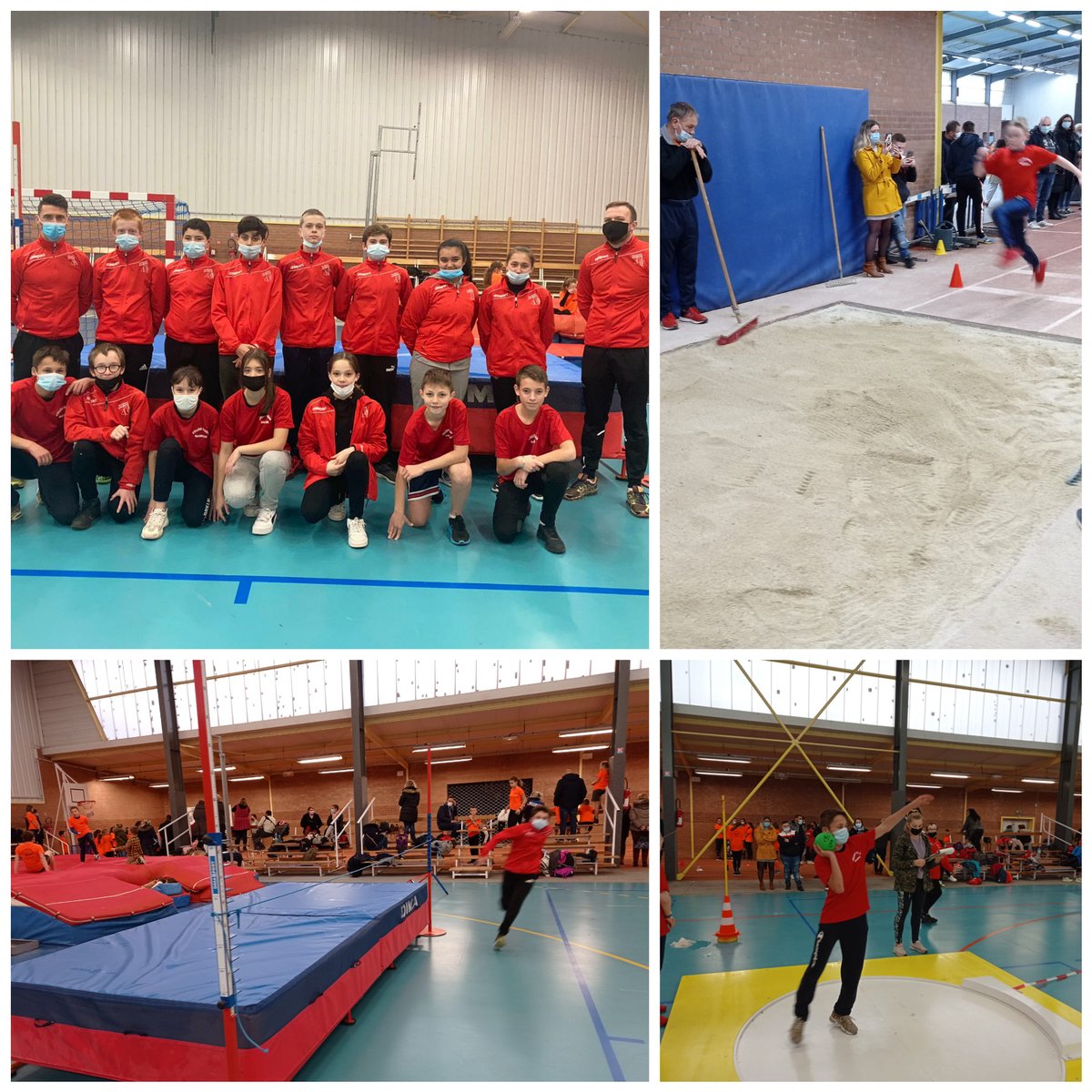 CiteEduMaubeuge's tweet photo. 27/11 G2T_6 : Santé et Sport #Competion_athletisme #sectionMSC #CLG_Vauban avec #ESA59 #JP_Demerval à Feignies 👟
▶️ Triathlon
▶️ Course 50m
▶️ Saut longueur
▶️ Lancer de poids
#performances.🏆 @CiteEduMaubeuge @AcLille @MaubeugeUNSS https://t.co/1UNSZdNzSB
